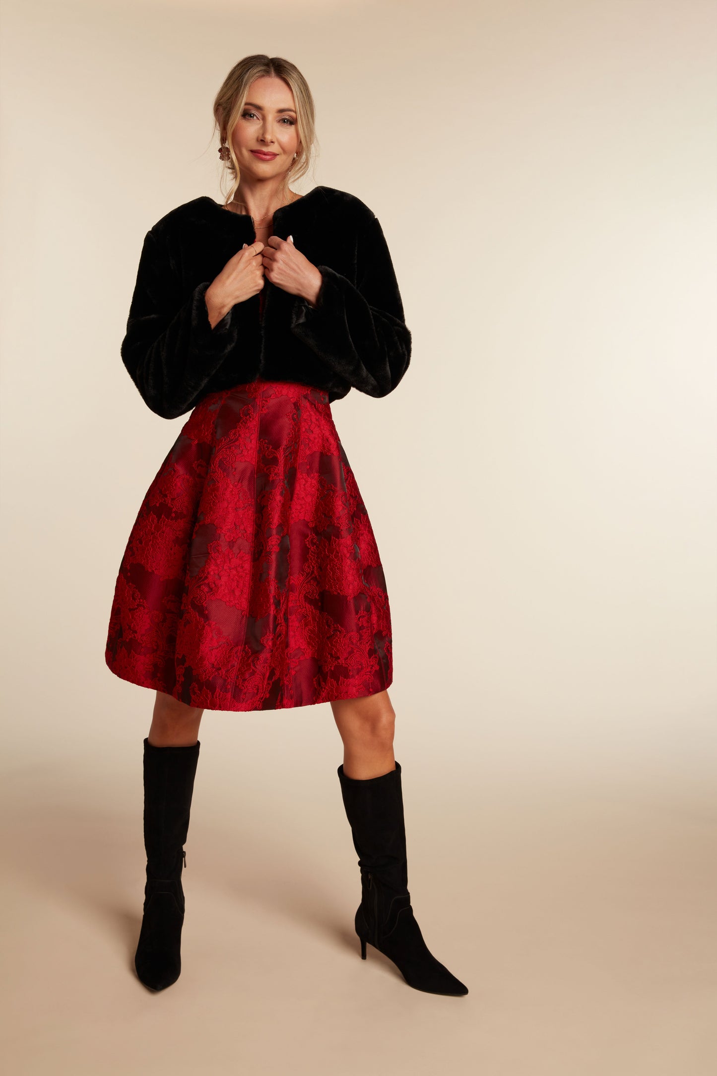 ADRIANA FAUX FUR JACKET