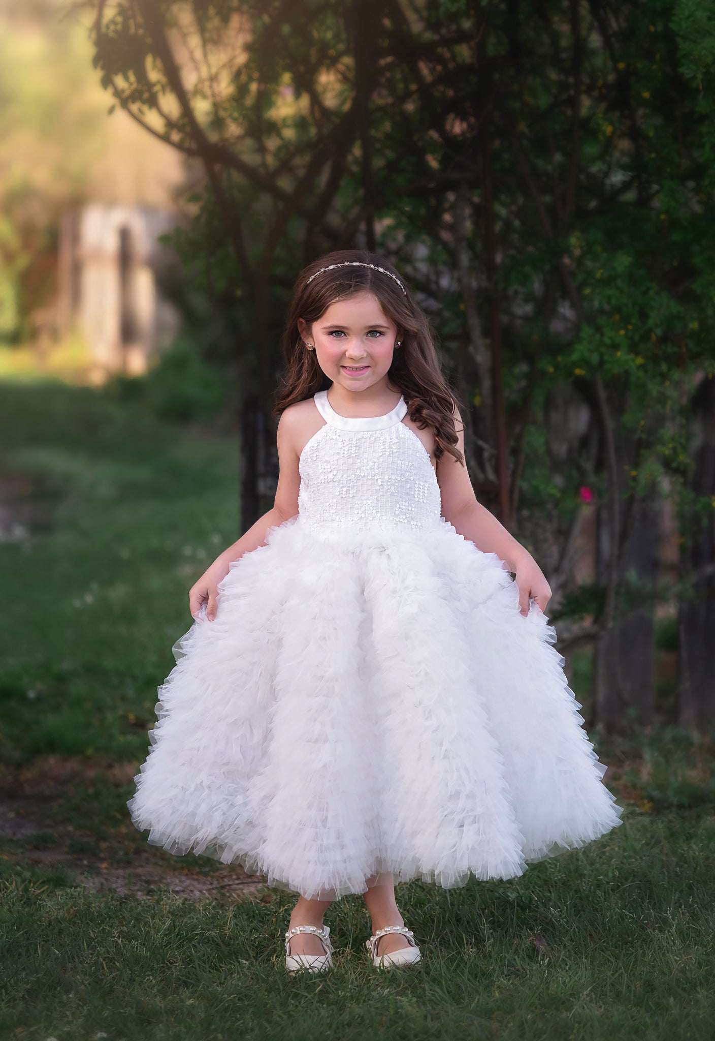 AERIN DRESS WHITE