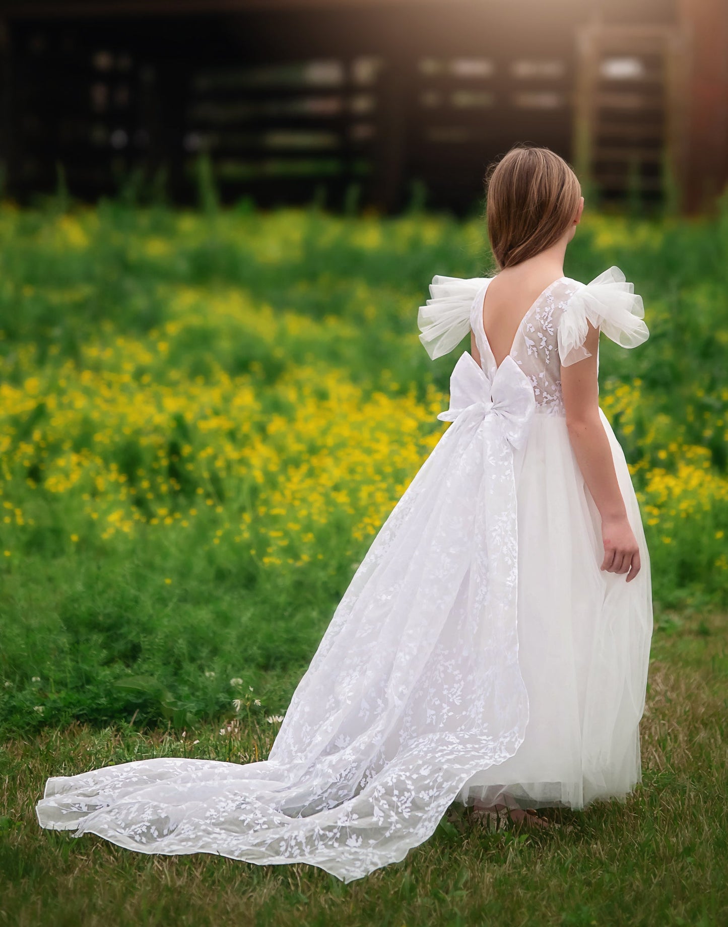 PAXTON GOWN WHITE