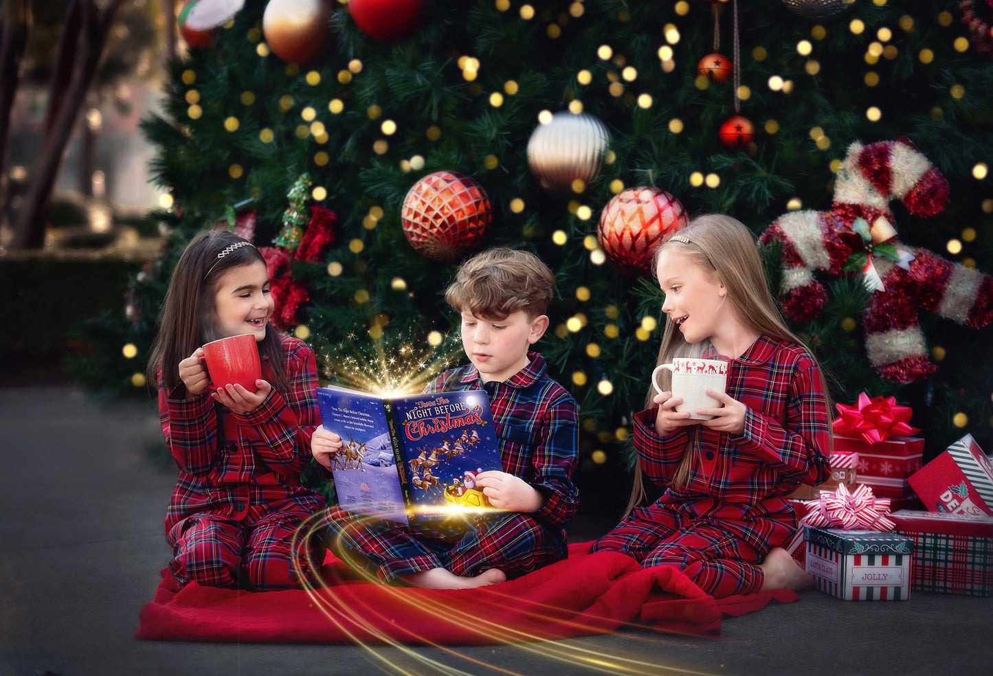 UNISEX KIDS BLYTHE PAJAMAS TARTAN