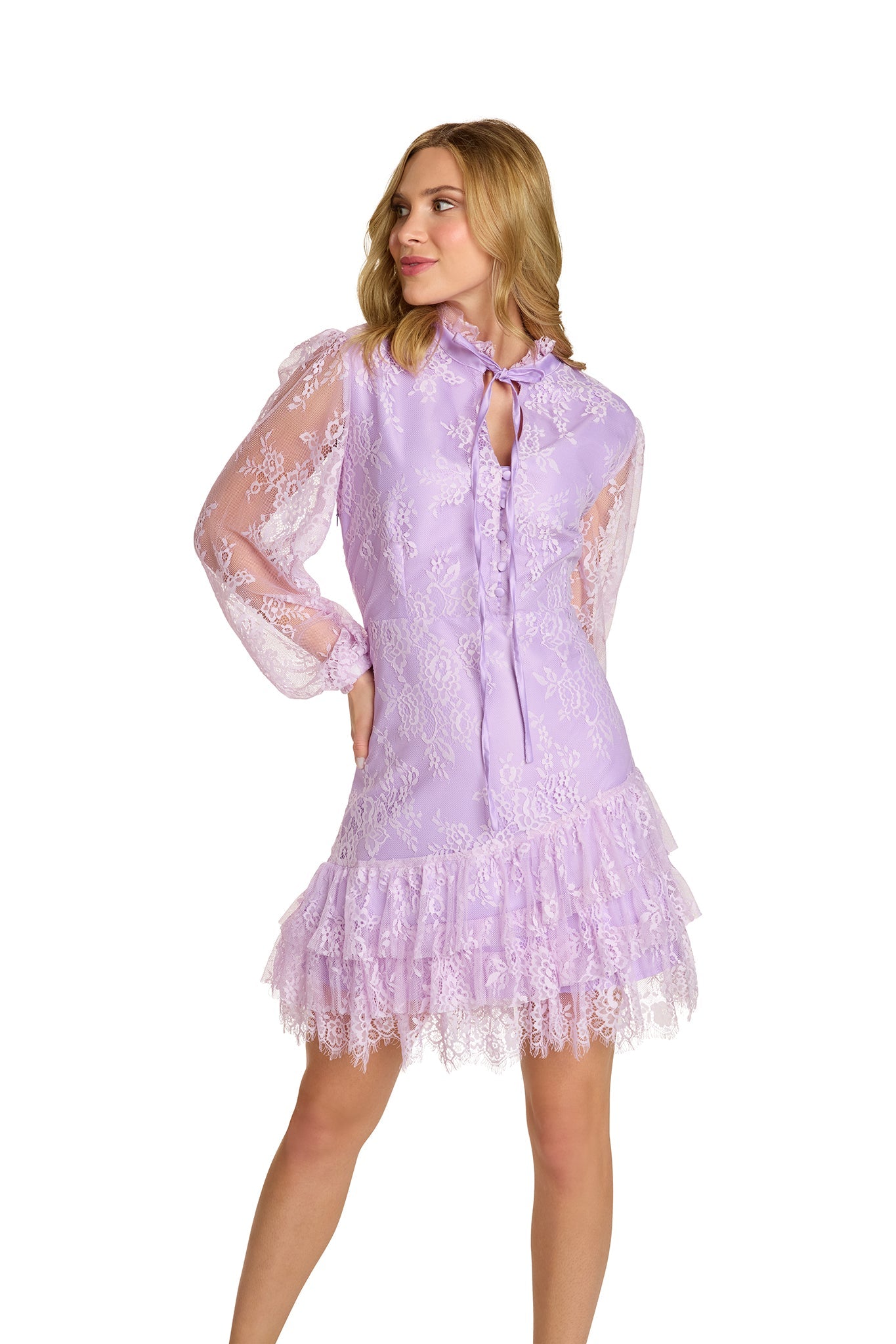 MORGAN DRESS LAVENDER