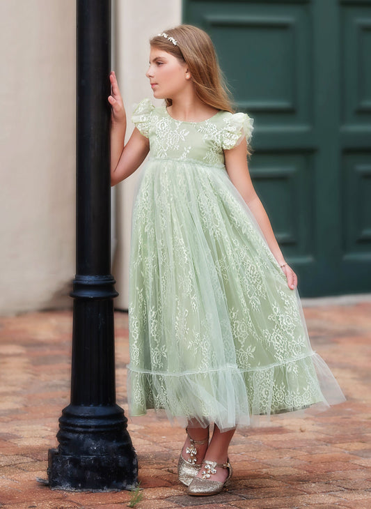 CLARA GOWN SAGE