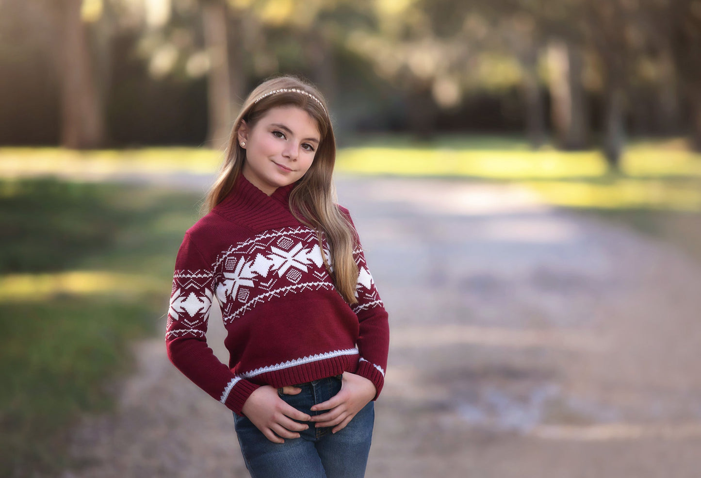 CHARLIE SWEATER CRIMSON-UNISEX