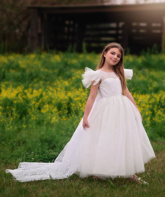 PAXTON GOWN WHITE