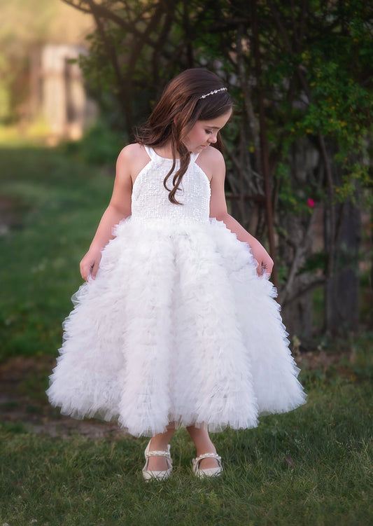 AERIN DRESS WHITE