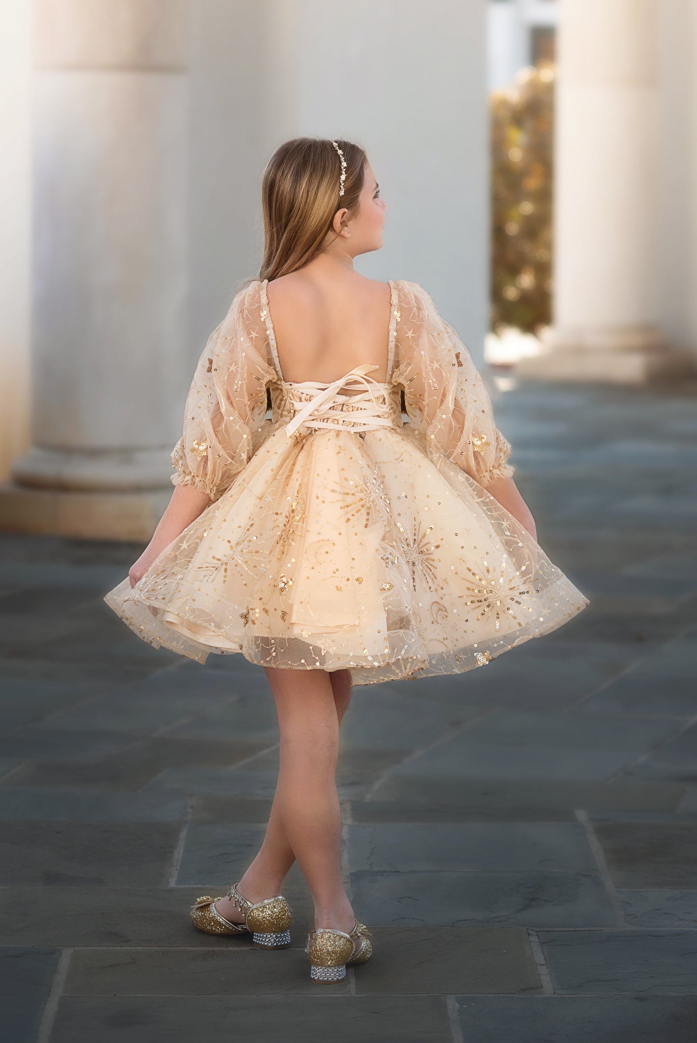 LUXURY COLLECTION PETUNIA DRESS GOLD