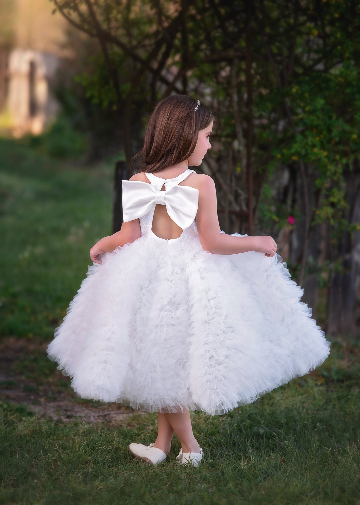AERIN DRESS WHITE
