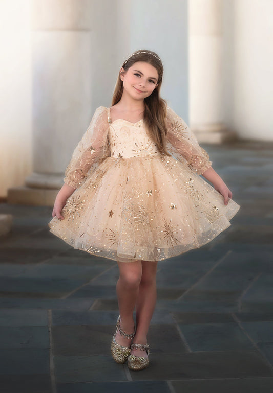 LUXURY COLLECTION PETUNIA DRESS GOLD