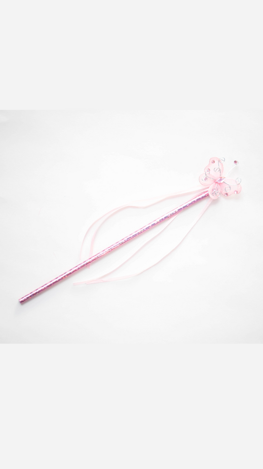 BUTTERFLY WAND PINK